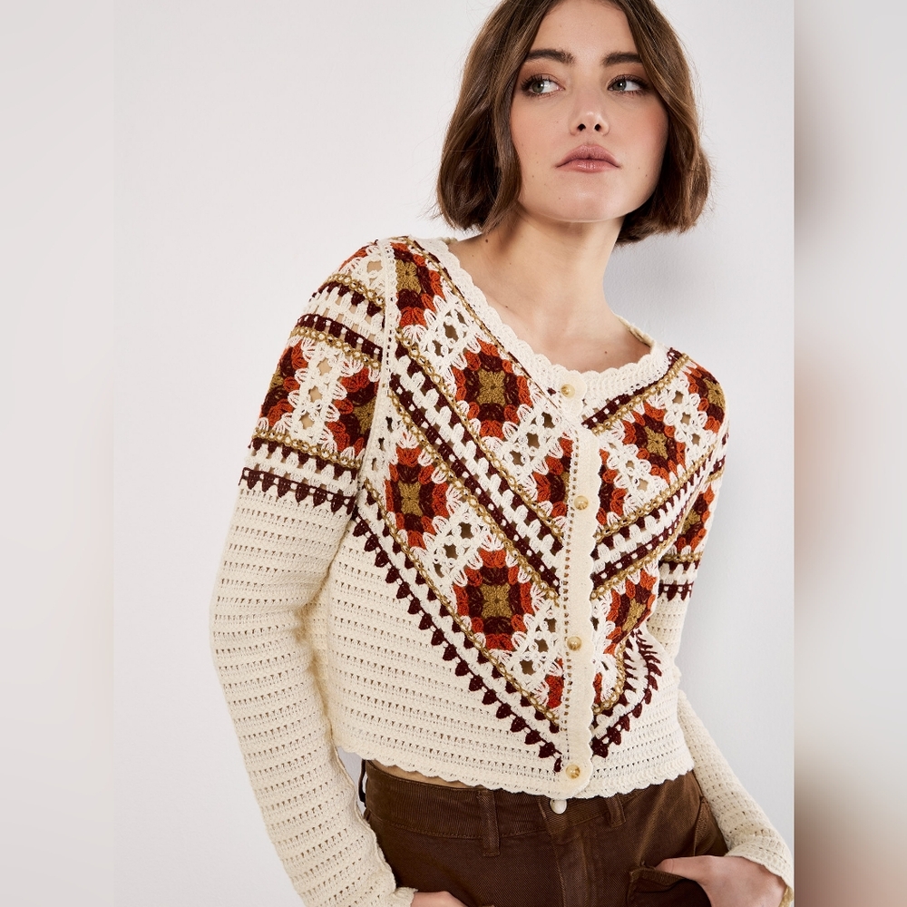 Crochet Cardigan - Picture 4 of 12